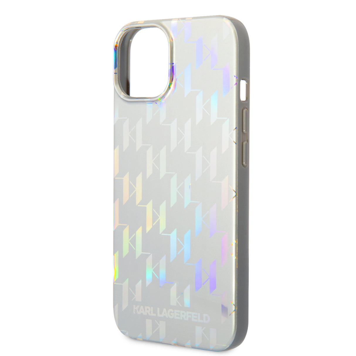 Husa de protectie Karl Lagerfeld Hardcase Monogram (KLHCP14MLGMMSV3) compatibil cu iPhone 14 Plus, Iridescent
