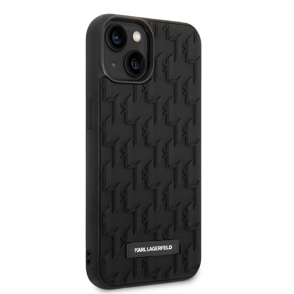Husa de protectie Karl Lagerfeld 3D Design (KLHCP14MRUPKLPK) compatibil cu iPhone 14 Plus, Monogram