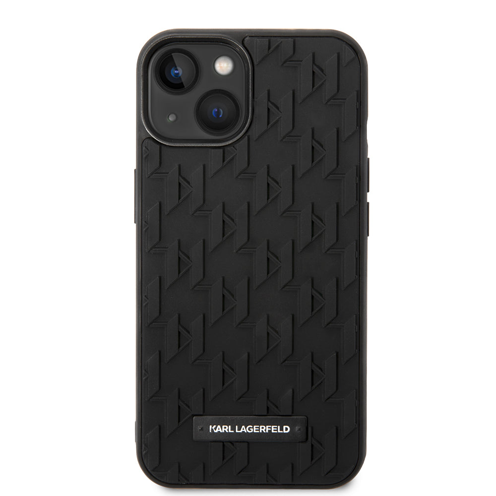 Husa de protectie Karl Lagerfeld 3D Design (KLHCP14MRUPKLPK) compatibil cu iPhone 14 Plus, Monogram