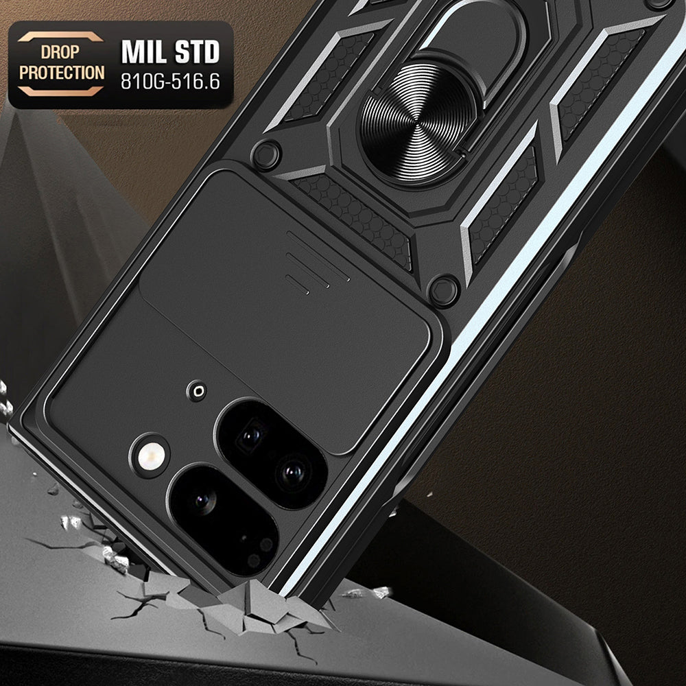 Husa de protectie Techsuit CamShield Series compatibil cu Google Pixel 9 Pro Fold, Roz Auriu