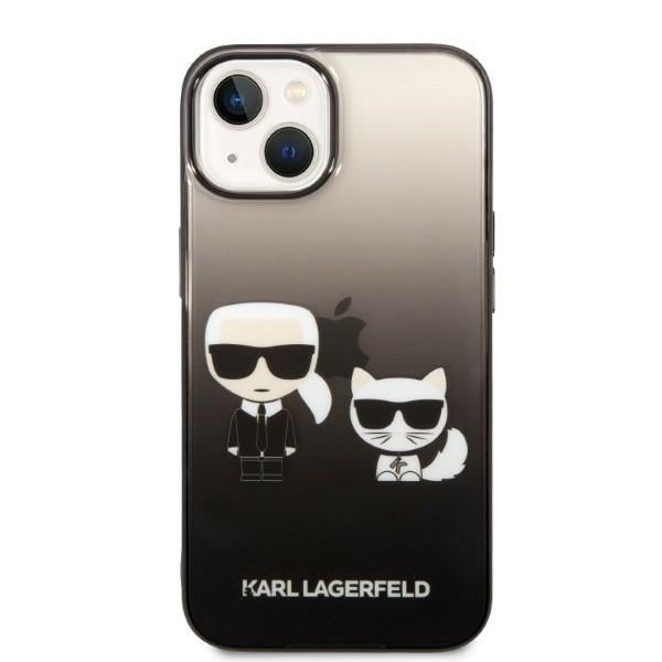 Husa de protectie Karl Lagerfeld Hardcase (KLHCP14MTGKCK) compatibil cu iPhone 14 Plus, Gradient Ikonik Karl&Choupette