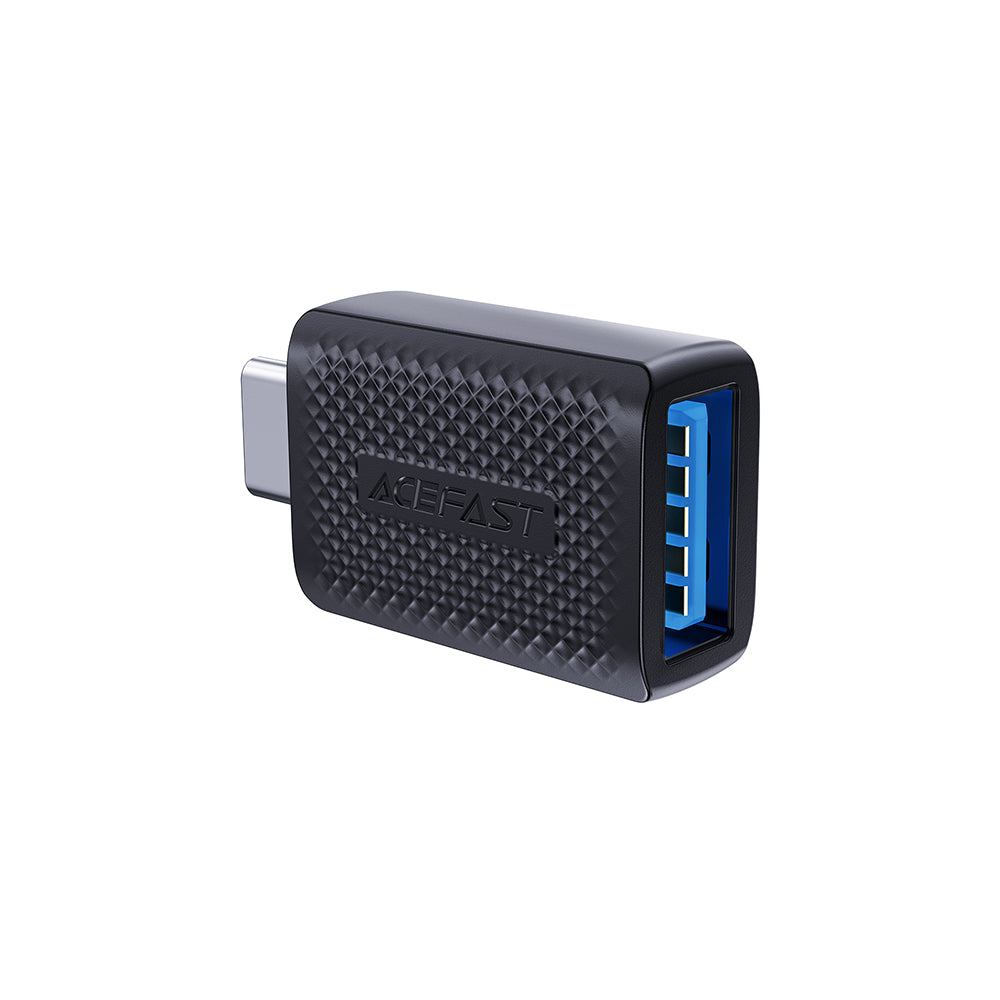 Adaptor Acefast Adapter (J1), Type-C to USB 3.0, 5Gbps, Fast Charging, Data Transmission, Negru