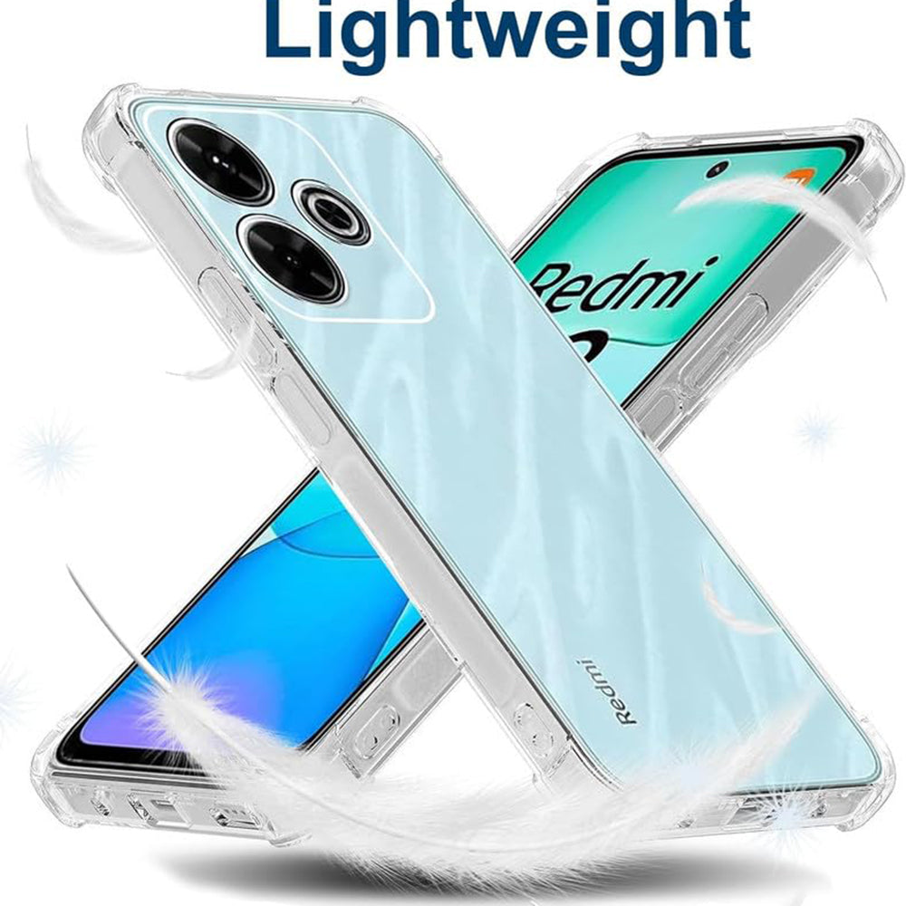 Husa de protectie Techsuit Shockproof Clear Silicone compatibil cu Xiaomi Redmi 13 / Poco M6 4G, Transparent