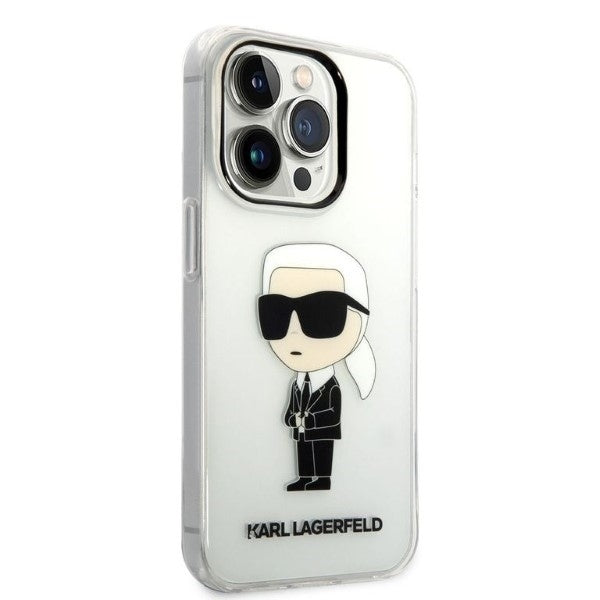 Husa de protectie Karl Lagerfeld compatibil cu iPhone 14 Pro Max, Transparent