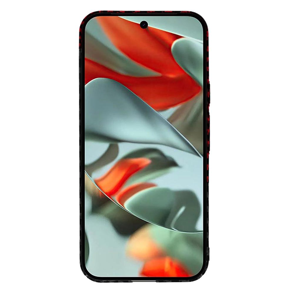 Husa de protectie Techsuit Carbonite FiberShell compatibil cu Google Pixel 9 Pro XL, Rosu Vortex