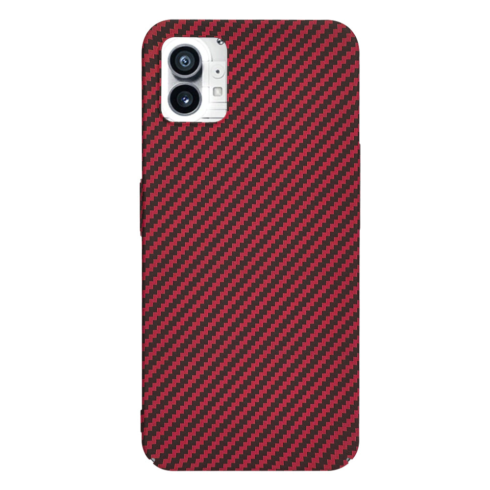 Husa de protectie Techsuit Carbonite FiberShell compatibil cu Nothing Phone (1), Rosu