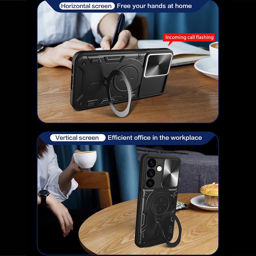 Husa de protectie Techsuit CamGuard Pro compatibil cu Realme C61 / Realme C63, Rosu