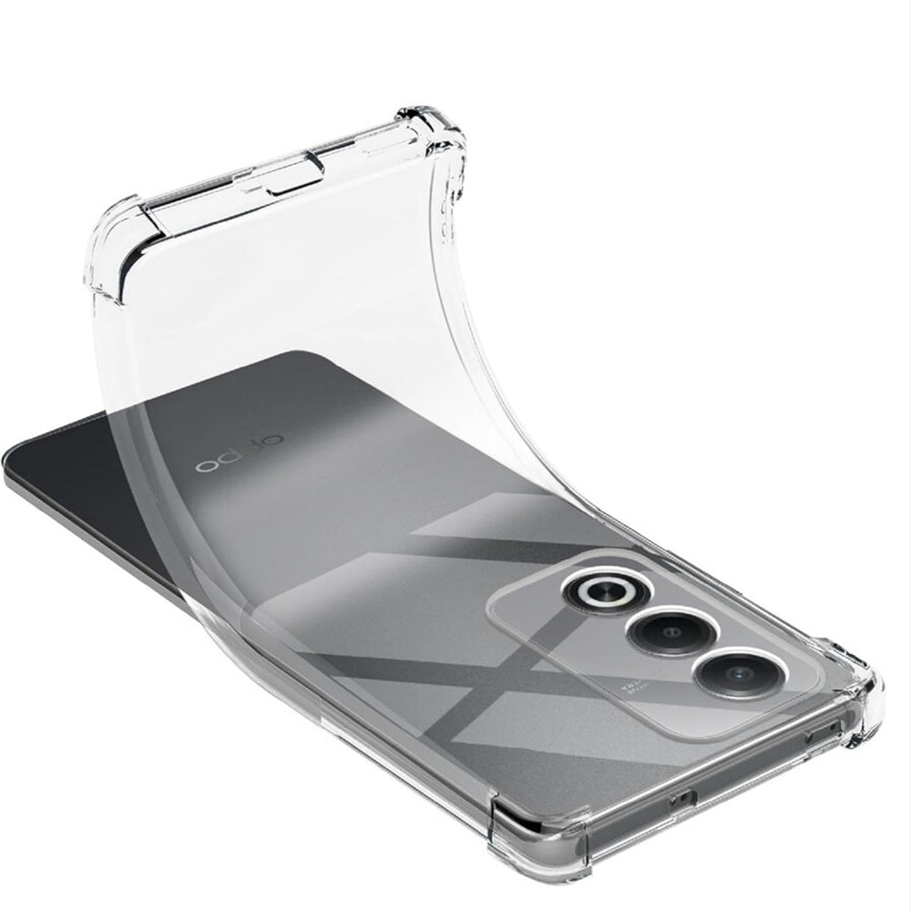 Husa de protectie Techsuit Shockproof Clear Silicone compatibil cu Oppo A80 5G, Transparent