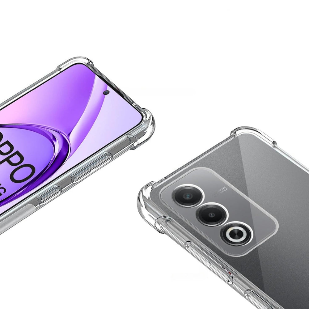 Husa de protectie Techsuit Shockproof Clear Silicone compatibil cu Oppo A80 5G, Transparent