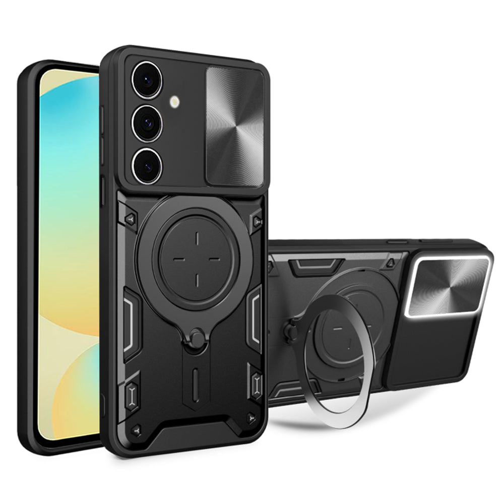 Husa de protectie Techsuit CamGuard Pro compatibil cu Samsung Galaxy S24 FE, Negru