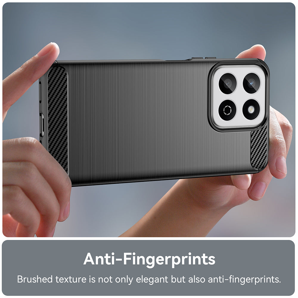 Husa de protectie Techsuit Carbon Silicone compatibil cu Xiaomi Redmi 14C / Poco C75, Negru