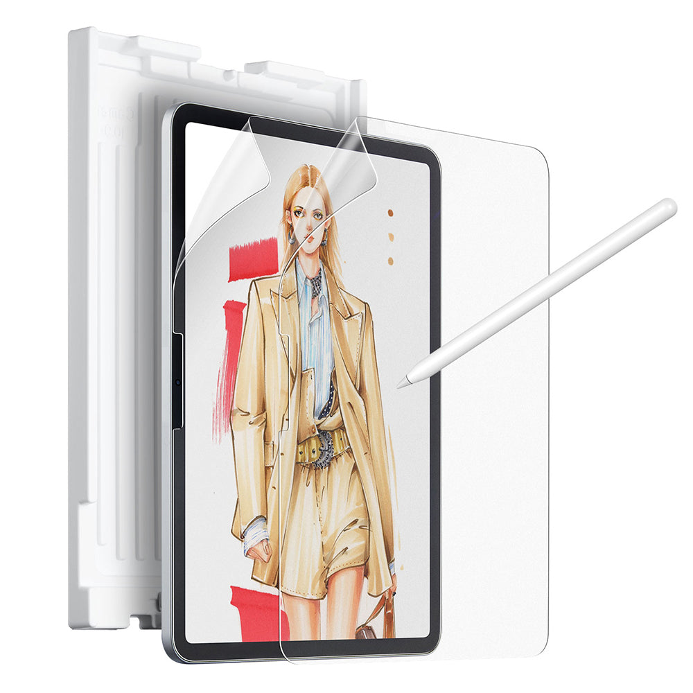 Husa de protectie tableta ESR Paper-Feel (set de 2) compatibil cu iPad Air 11 (2024) / Air 11 (2025) / Air 11 (2026), Transparent Mat