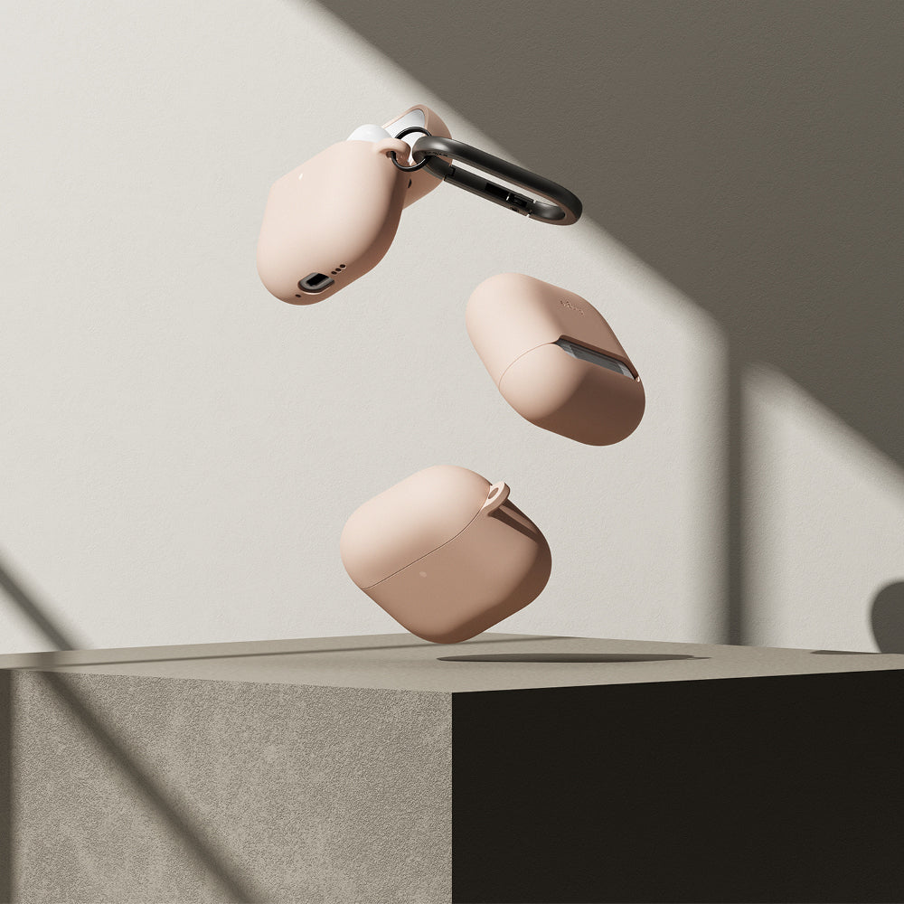 Casti Ringke Silicone, Apple AirPods 4, Mov Deschis