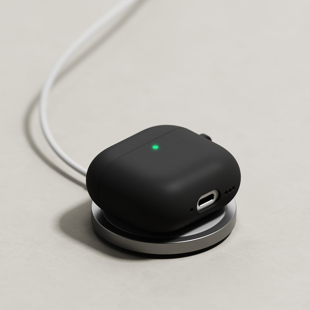 Casti Ringke Silicone, Apple AirPods 4, Mov Deschis
