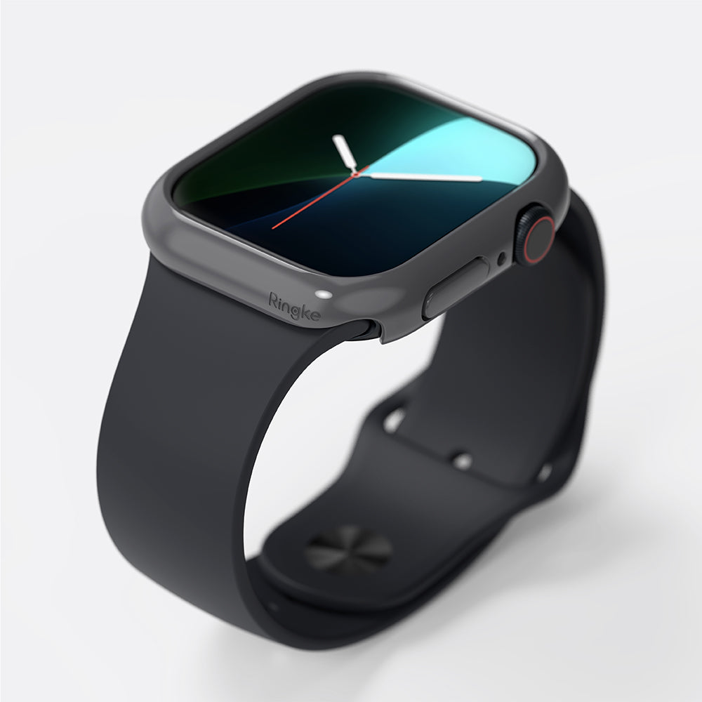 Accesoriu smartwatch Ringke Slim (set de 2) compatibil cu Apple Watch 10 46mm / Watch 11 46mm, Transparent / Matte Black