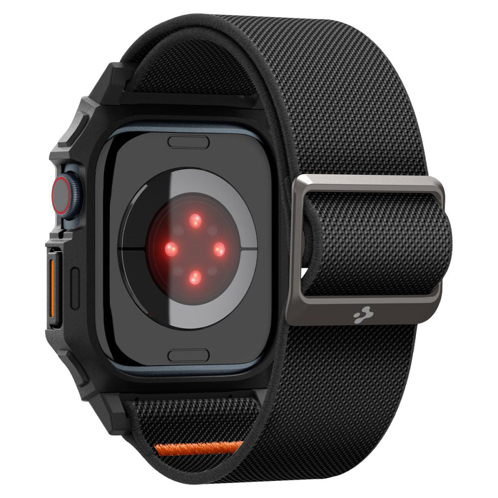 Accesoriu smartwatch Spigen Lite Fit "Pro" (ACS08594) compatibil cu Apple Watch 10 42mm / Watch 11 42mm, Negru Mat