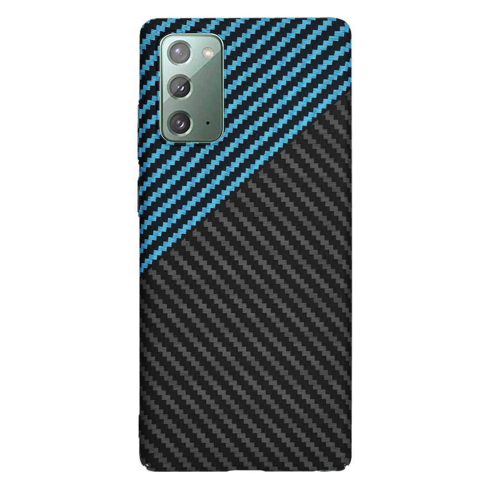 Husa de protectie Techsuit Carbonite FiberShell compatibil cu Samsung Galaxy Note 20 4G / Note 20 5G, Albastru Pulse