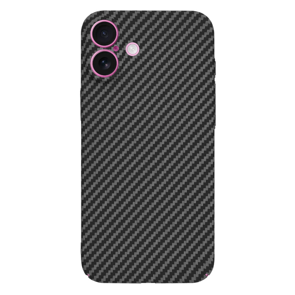 Husa de protectie Techsuit Carbonite FiberShell compatibil cu iPhone 16 Plus, Negru