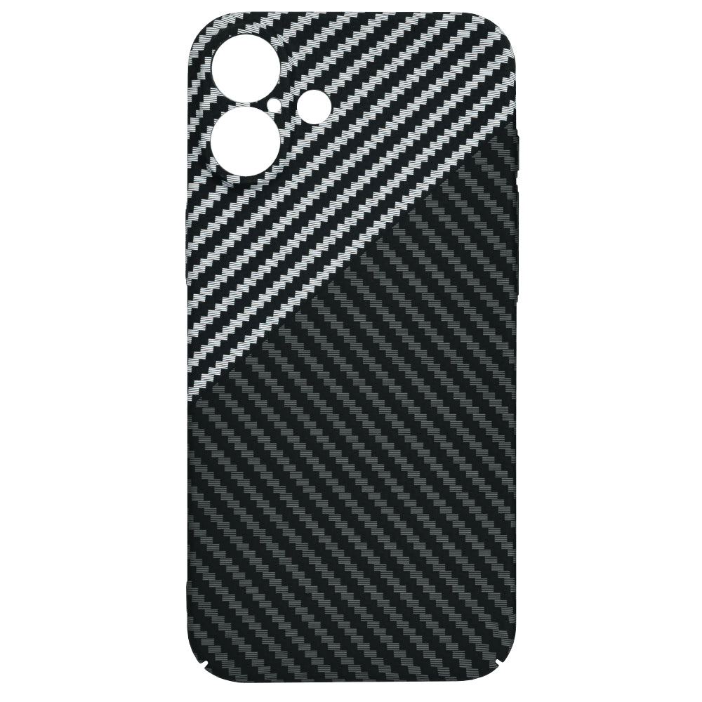 Husa de protectie Techsuit Carbonite FiberShell compatibil cu iPhone 16 Plus, Stealth Gray