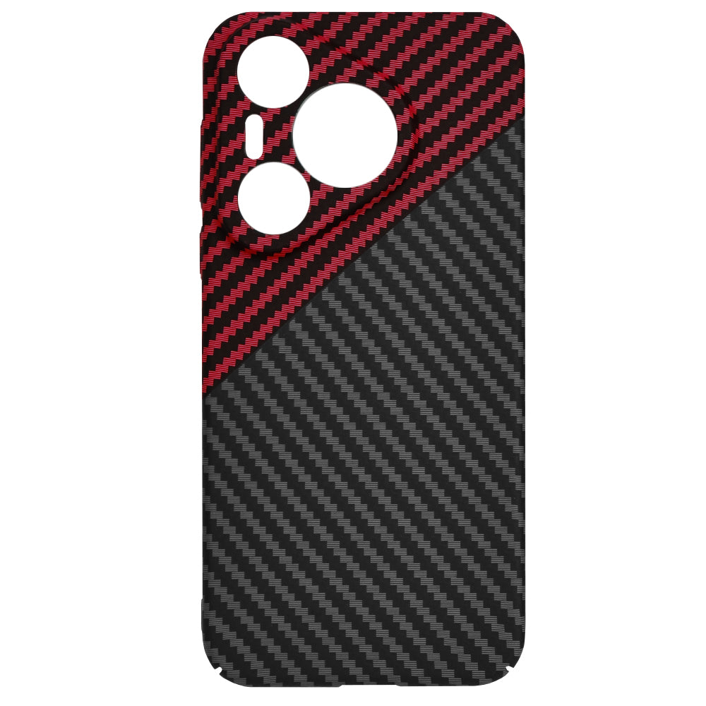 Husa de protectie Techsuit Carbonite FiberShell compatibil cu Huawei Pura 70, Rosu Vortex