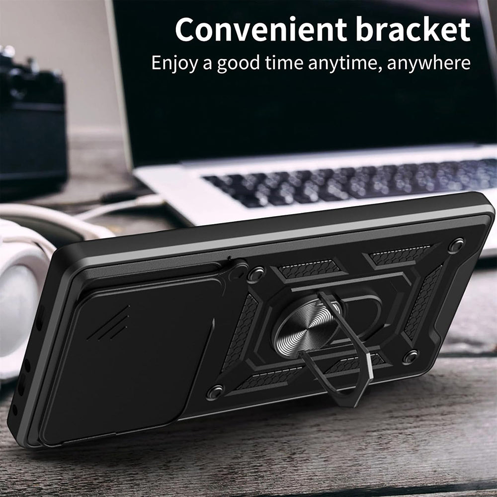 Husa de protectie Techsuit CamShield Series compatibil cu Xiaomi Poco F6, Negru