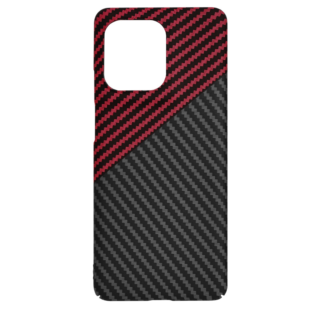 Husa de protectie Techsuit Carbonite FiberShell compatibil cu Motorola Edge 50 Pro, Rosu Vortex