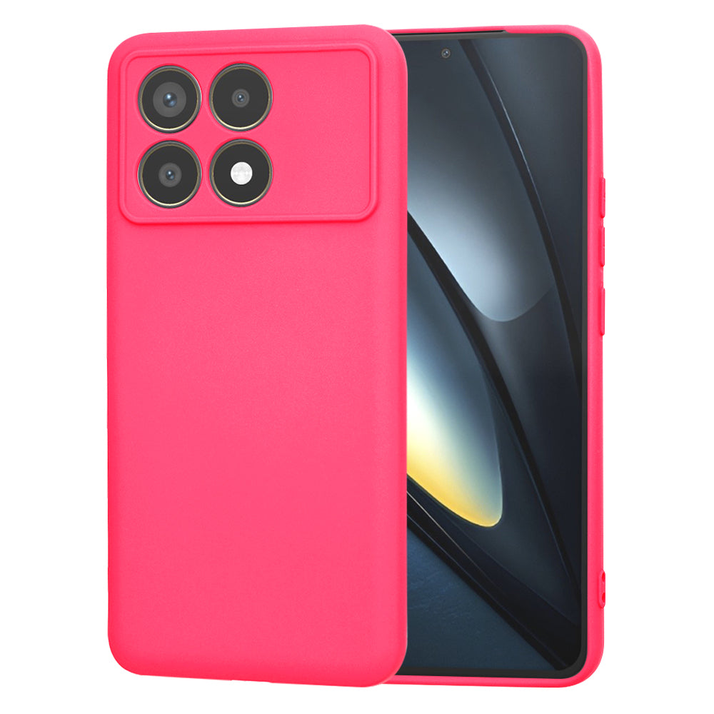 Husa de protectie Techsuit SoftFlex compatibil cu Xiaomi Poco F6 Pro, Roz Intens