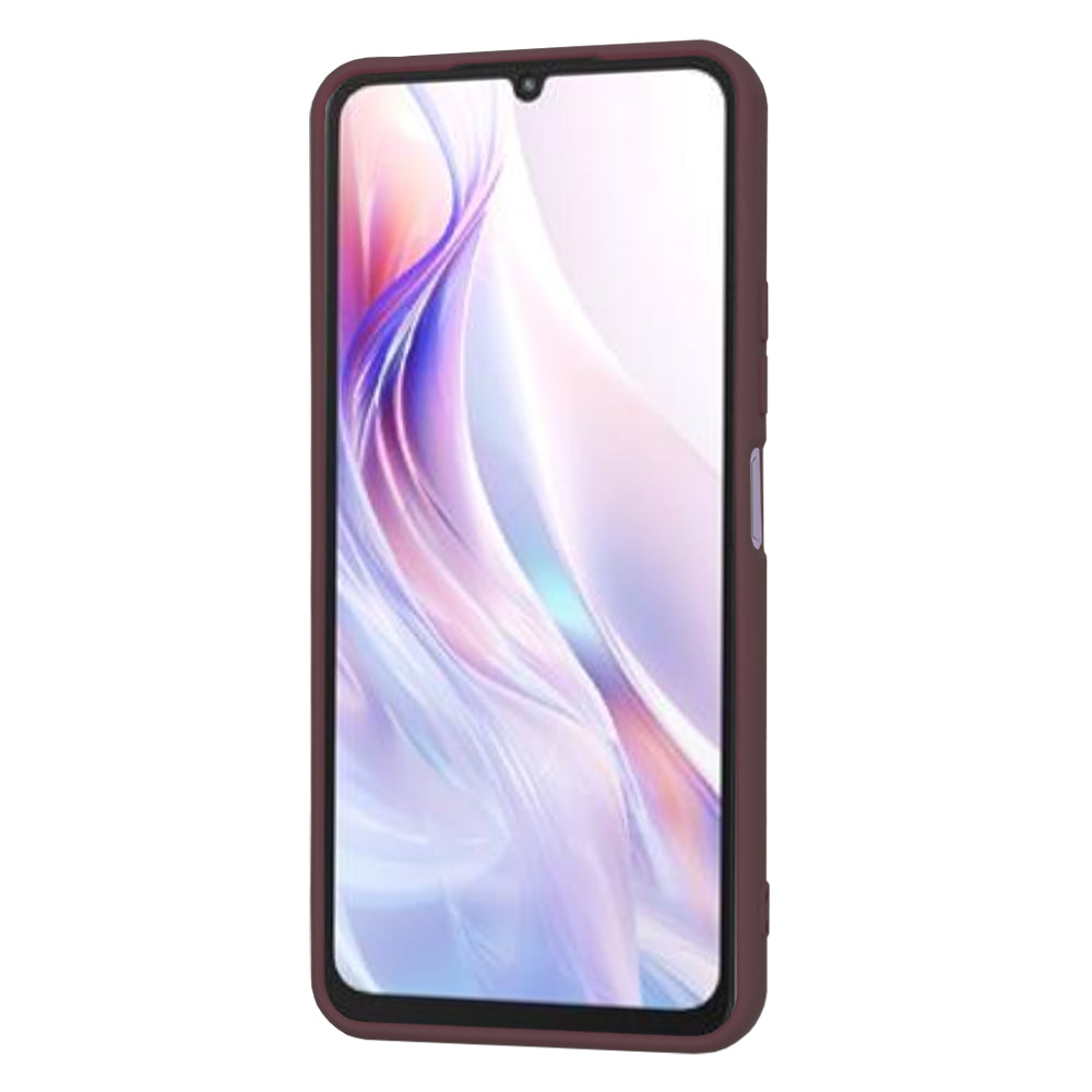 Husa de protectie Techsuit SoftFlex compatibil cu Xiaomi Redmi 13C 5G, Plum Red