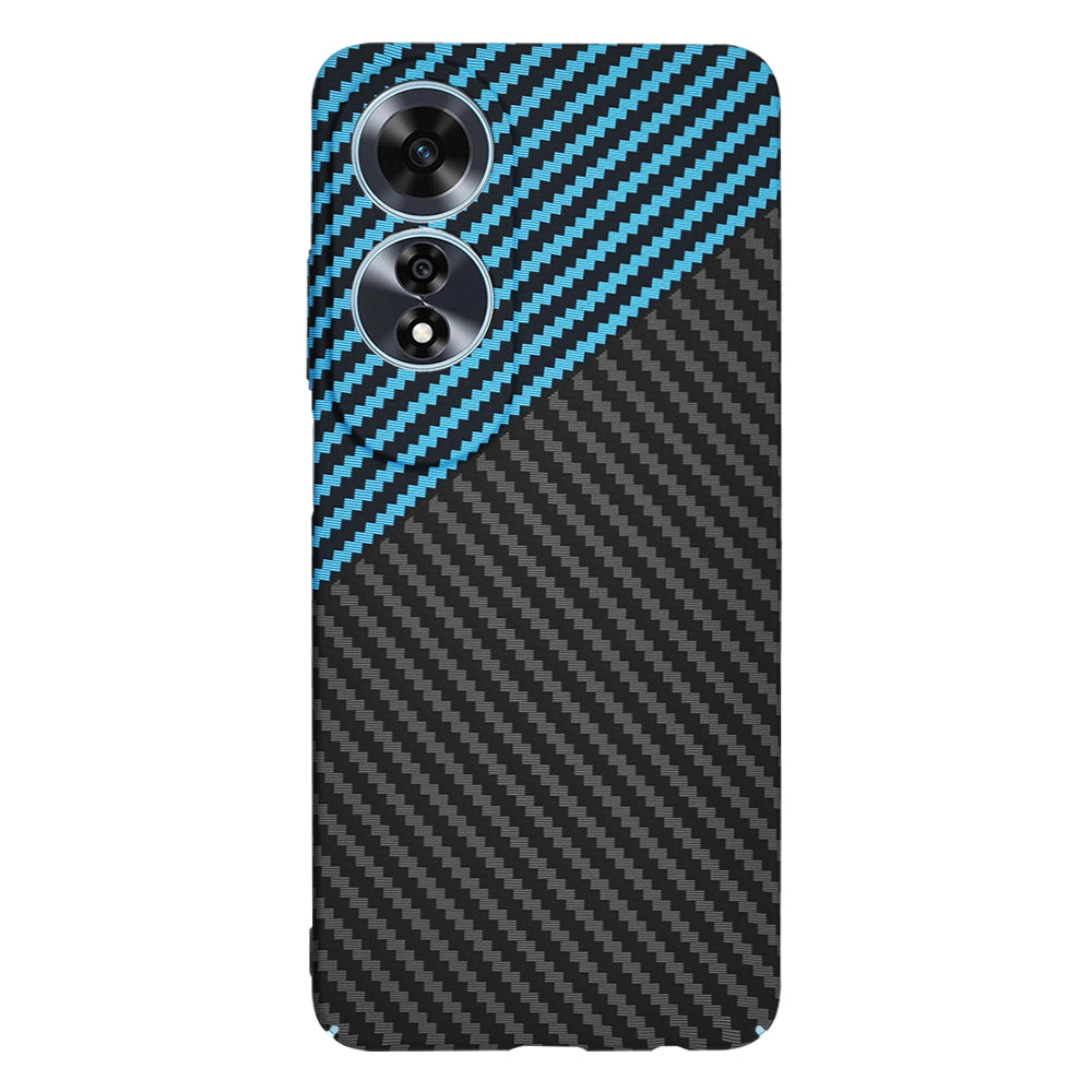 Husa de protectie Techsuit Carbonite FiberShell compatibil cu Oppo A60 4G, Albastru Pulse