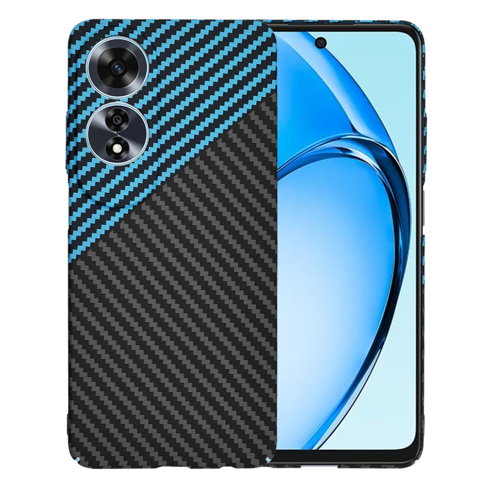 Husa de protectie Techsuit Carbonite FiberShell compatibil cu Oppo A60 4G, Albastru Pulse