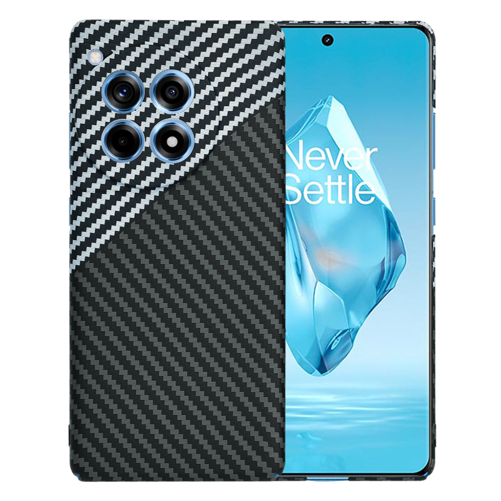 Husa de protectie Techsuit Carbonite FiberShell compatibil cu OnePlus 12R, Stealth Gray