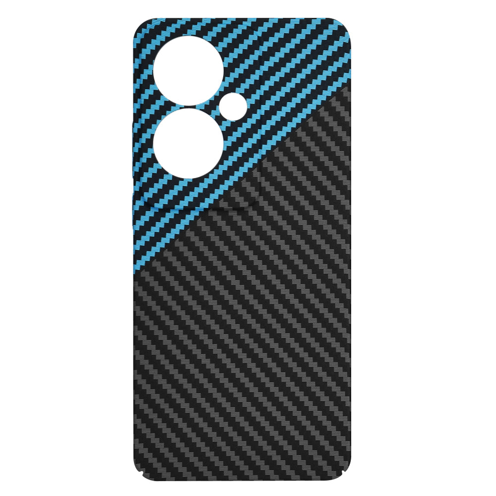 Husa de protectie Techsuit Carbonite FiberShell compatibil cu Oppo Reno11 F, Albastru Pulse