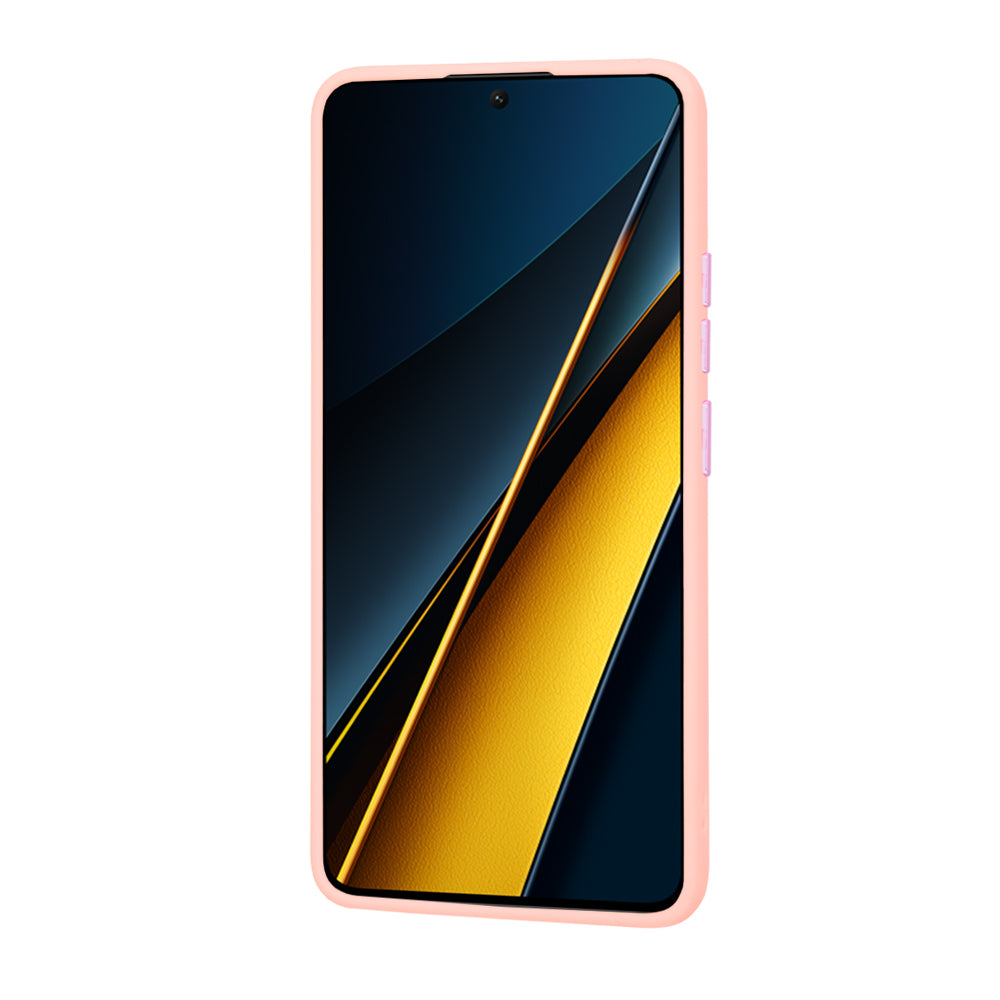 Husa de protectie Techsuit HaloFrost Series compatibil cu Xiaomi Poco X6 Pro, Roz