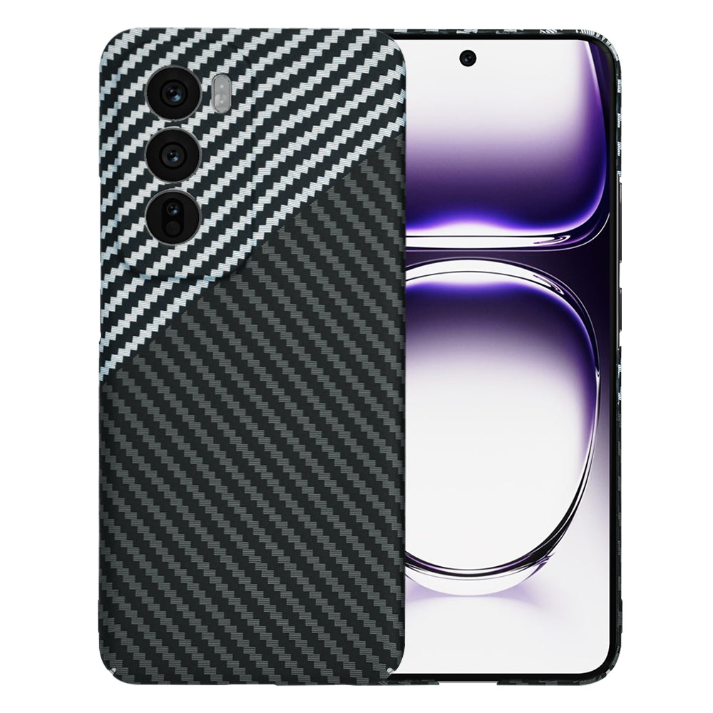 Husa de protectie Techsuit Carbonite FiberShell compatibil cu Oppo Reno12, Stealth Gray