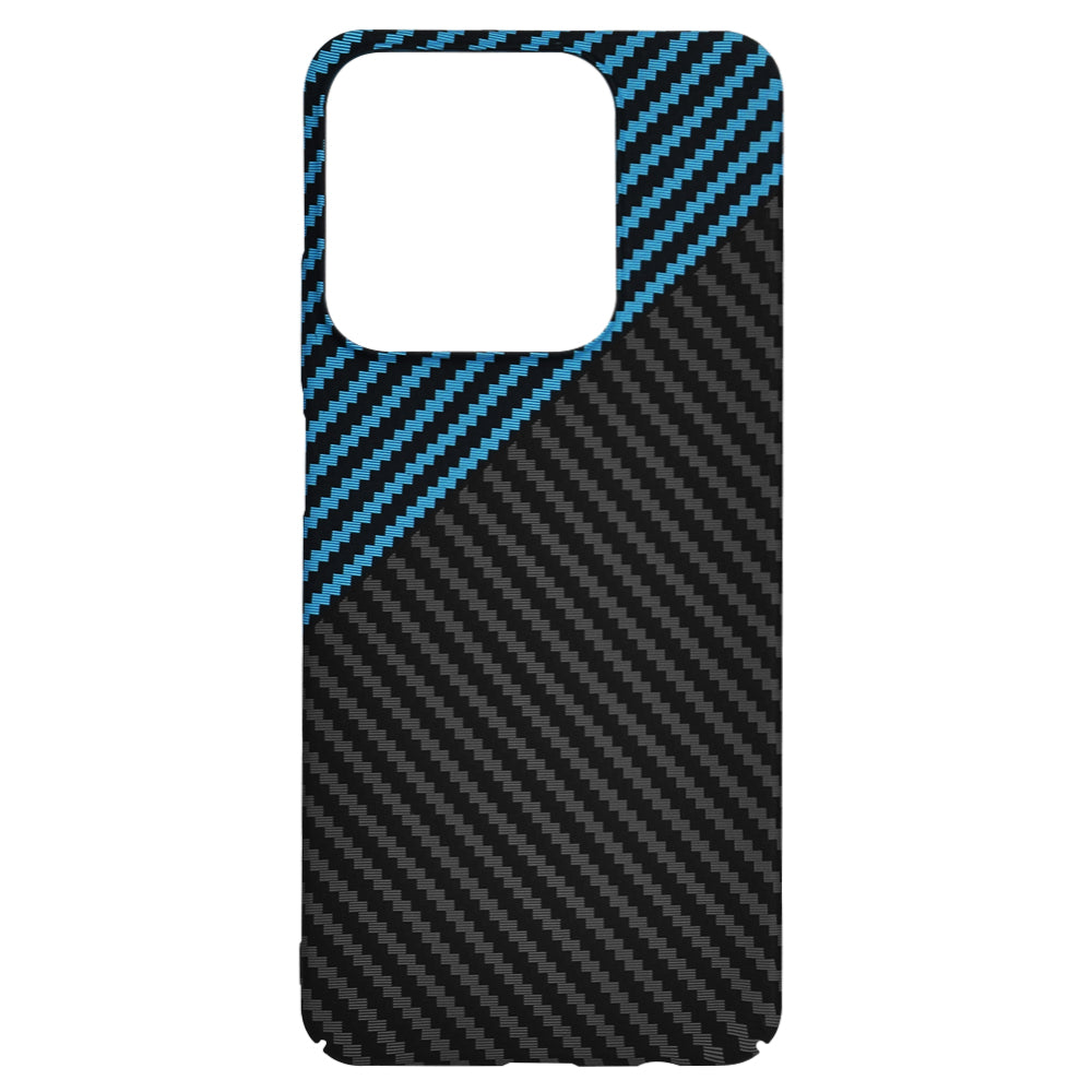 Husa de protectie Techsuit Carbonite FiberShell compatibil cu Realme C61 / Realme C63, Albastru Pulse