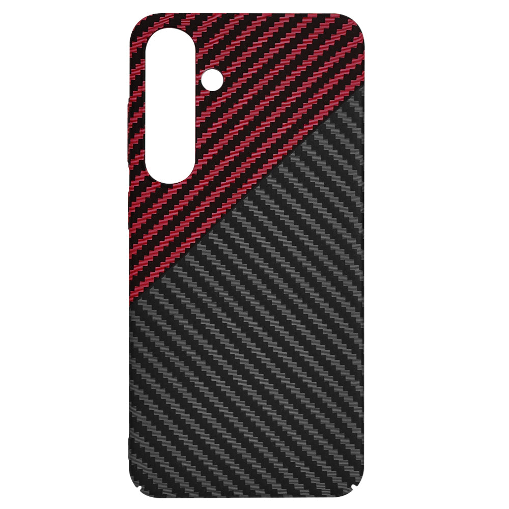 Husa de protectie Techsuit Carbonite FiberShell compatibil cu Samsung Galaxy S24 Plus, Rosu Vortex