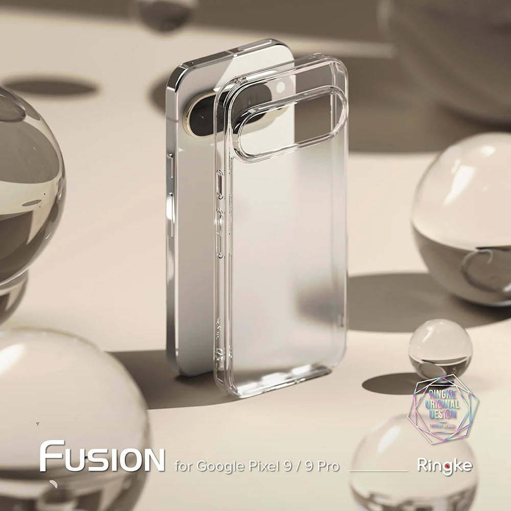 Husa de protectie Ringke Fusion compatibil cu Google Pixel 9 / 9 Pro, Transparent Mat