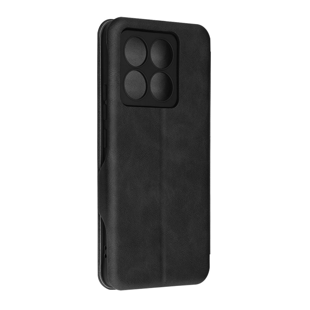 Husa de protectie Techsuit Safe Wallet Plus compatibil cu Xiaomi 14T, Negru
