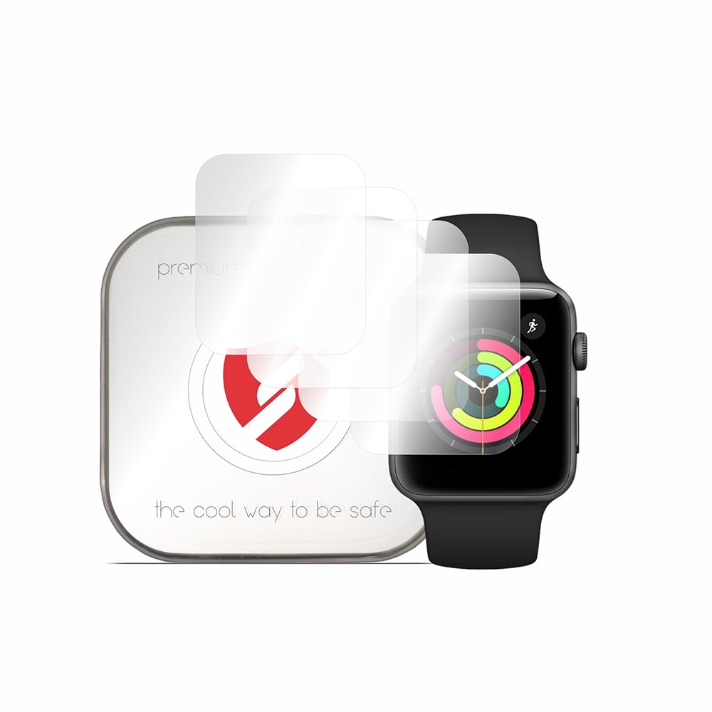 Folie de protectie smartwatch Smart Protection Premium Classic (set de 4) compatibil cu Apple Watch 1 / 2 / 3 (42mm), Transparent