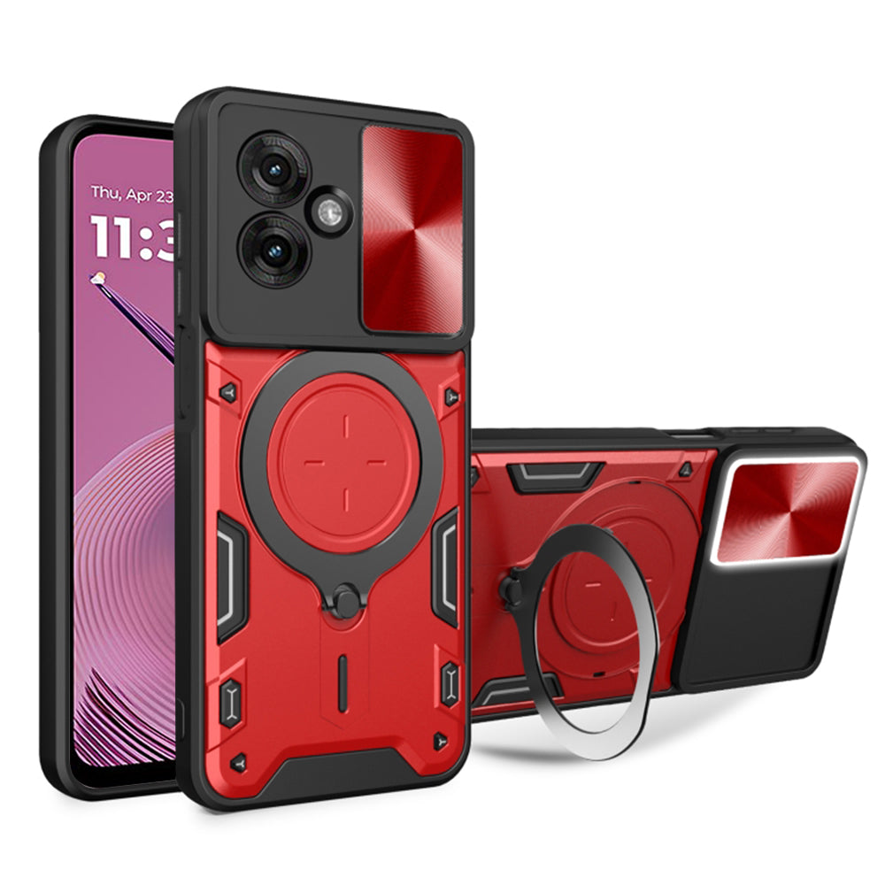 Husa de protectie Techsuit CamGuard Pro compatibil cu Motorola Moto G55, Rosu