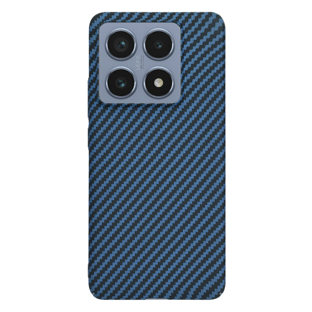 Husa de protectie Techsuit Carbonite FiberShell compatibil cu Xiaomi 14T Pro, Cyan