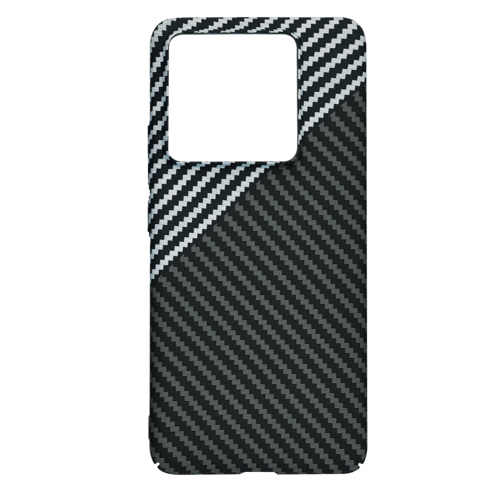 Husa de protectie Techsuit Carbonite FiberShell compatibil cu Xiaomi 14T Pro, Stealth Gray