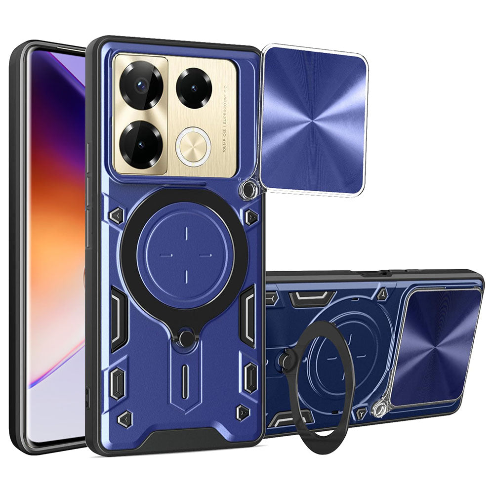 Husa de protectie Techsuit CamGuard Pro compatibil cu Infinix Note 40 Pro+, Albastru