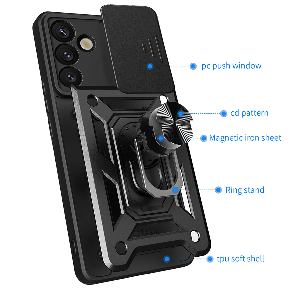 Husa de protectie Techsuit CamShield Series compatibil cu Samsung Galaxy S25 Plus, Negru