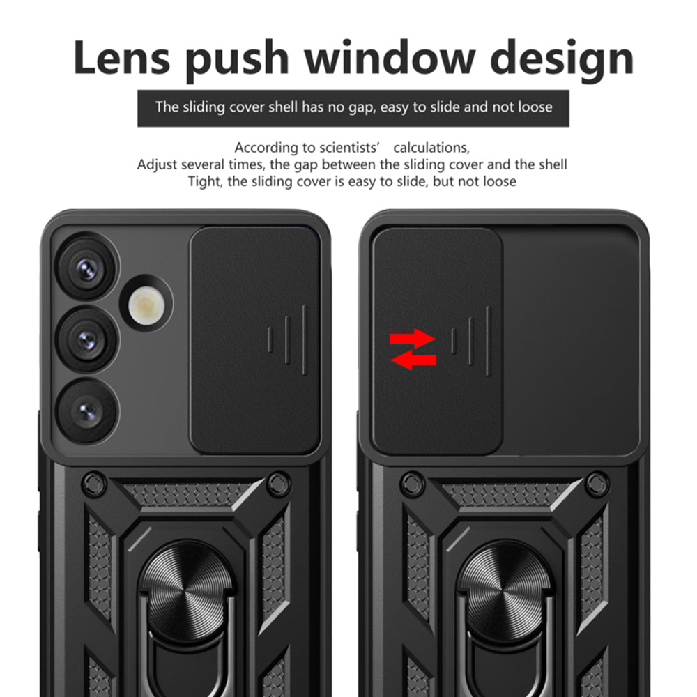 Husa de protectie Techsuit CamShield Series compatibil cu Samsung Galaxy S25 Plus, Roz Auriu