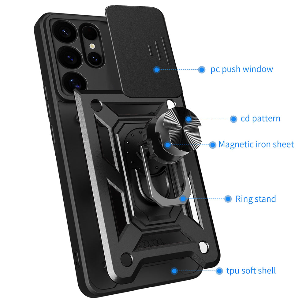 Husa de protectie Techsuit CamShield Series compatibil cu Samsung Galaxy S25 Ultra, Albastru