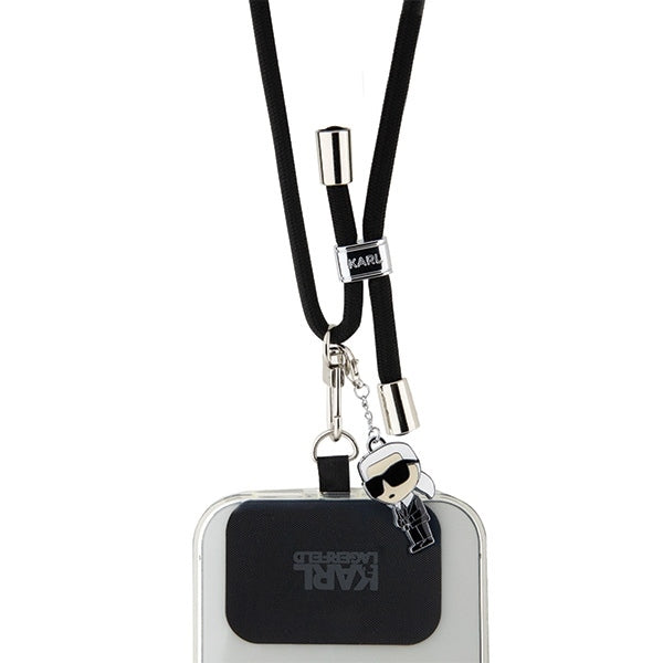 Suport Karl Lagerfeld Crossbody Cord, negru