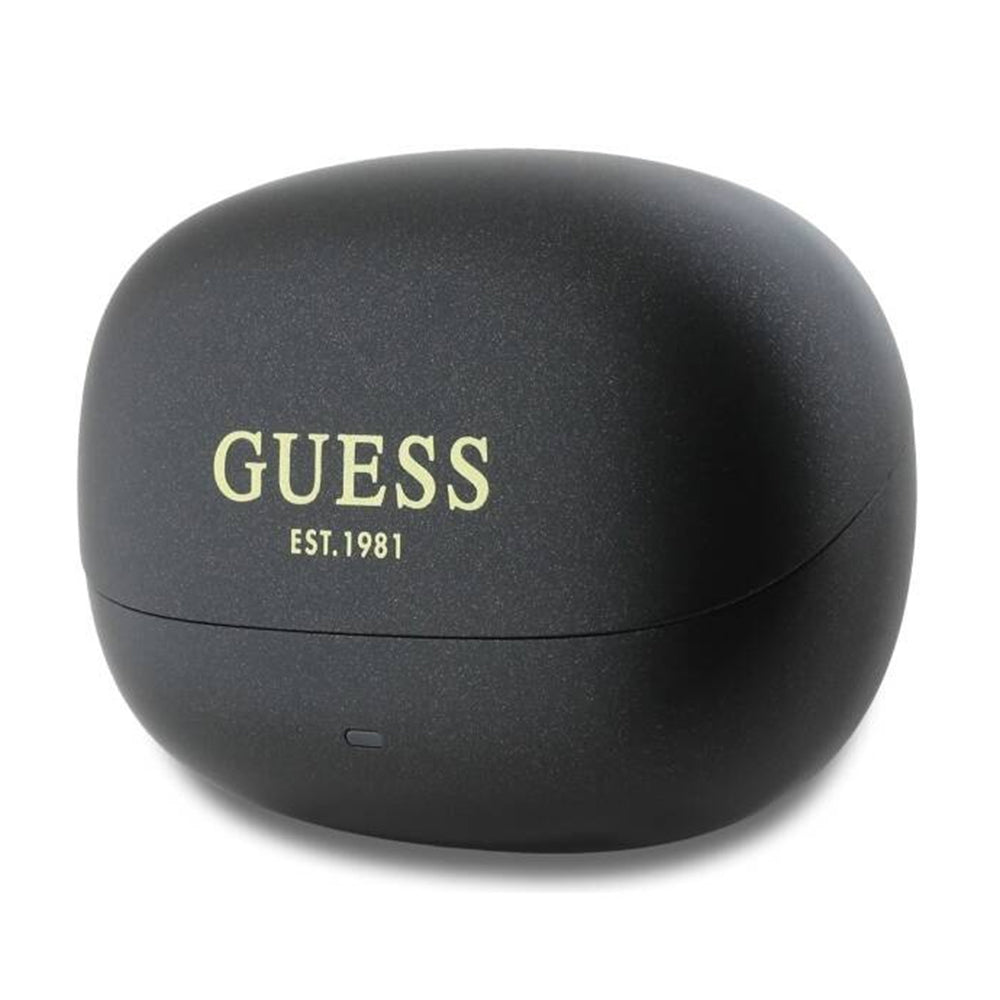 Casti Guess Capsule Printed Logo (GUTWST88MCTGK), In-Ear, Bluetooth, TWS, Negru