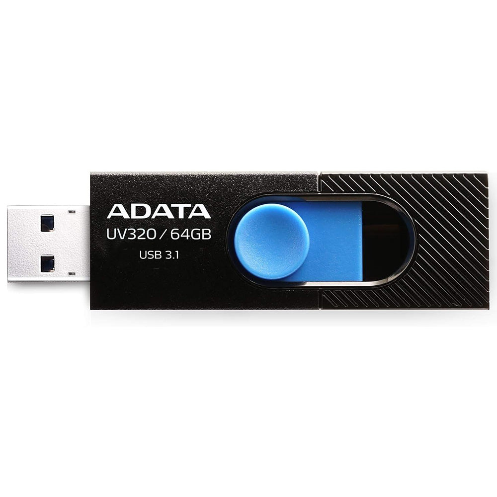 Stick de Memorie Adata AUV320-64G-RBKBL, USB 3.1, 64GB, Negru