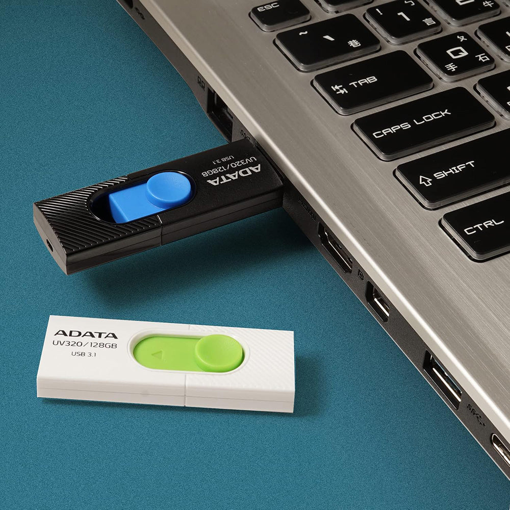 Stick de Memorie Adata AUV320-64G-RBKBL, USB 3.1, 64GB, Negru